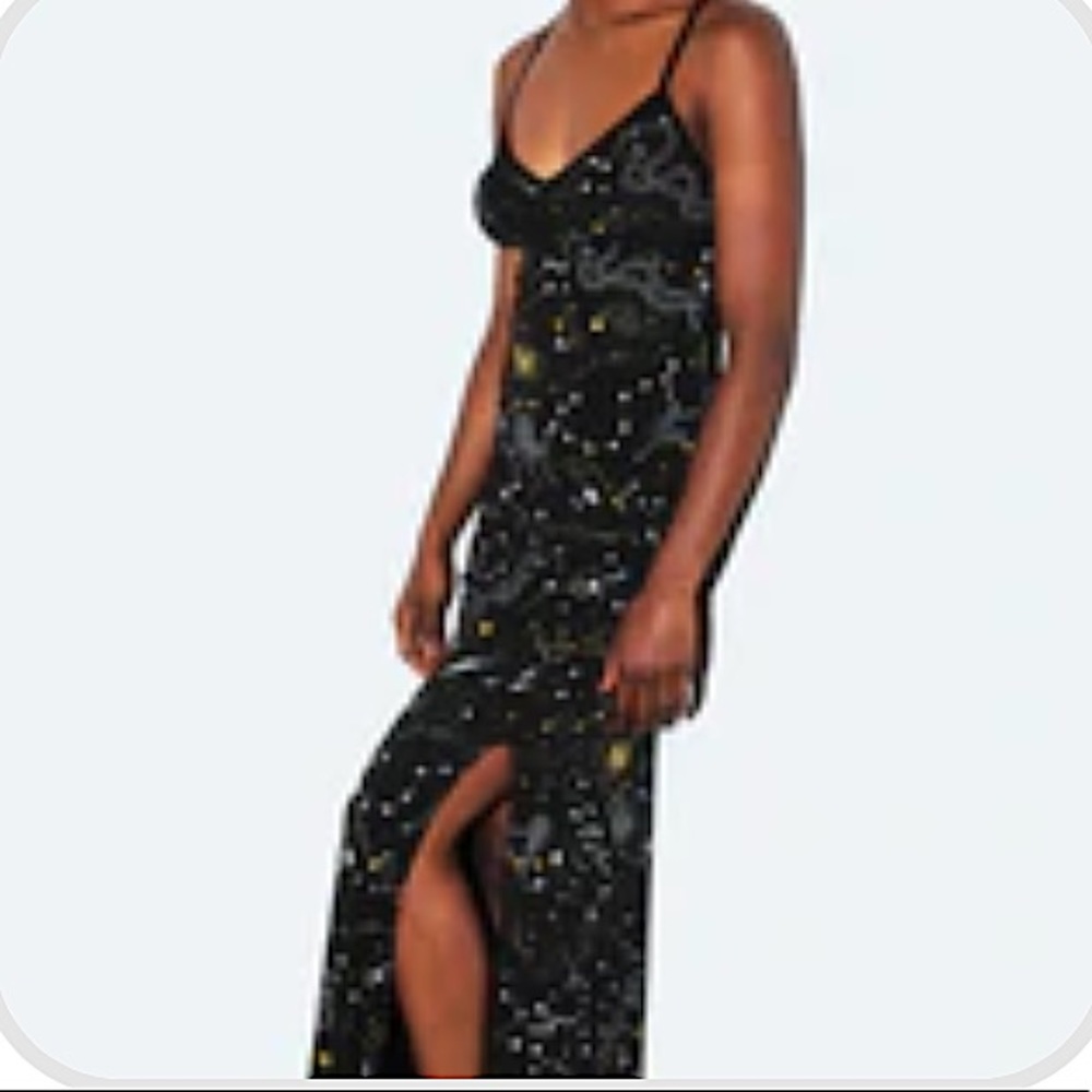 Thief & Bandit Stardust "Ada" Maxi dress -  Size Large